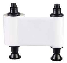 Pebble/Dualys/Quantum R2015 White Monochrome Ribbon (1000 Cards/Roll)