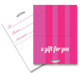 Striped Gift Card Backers